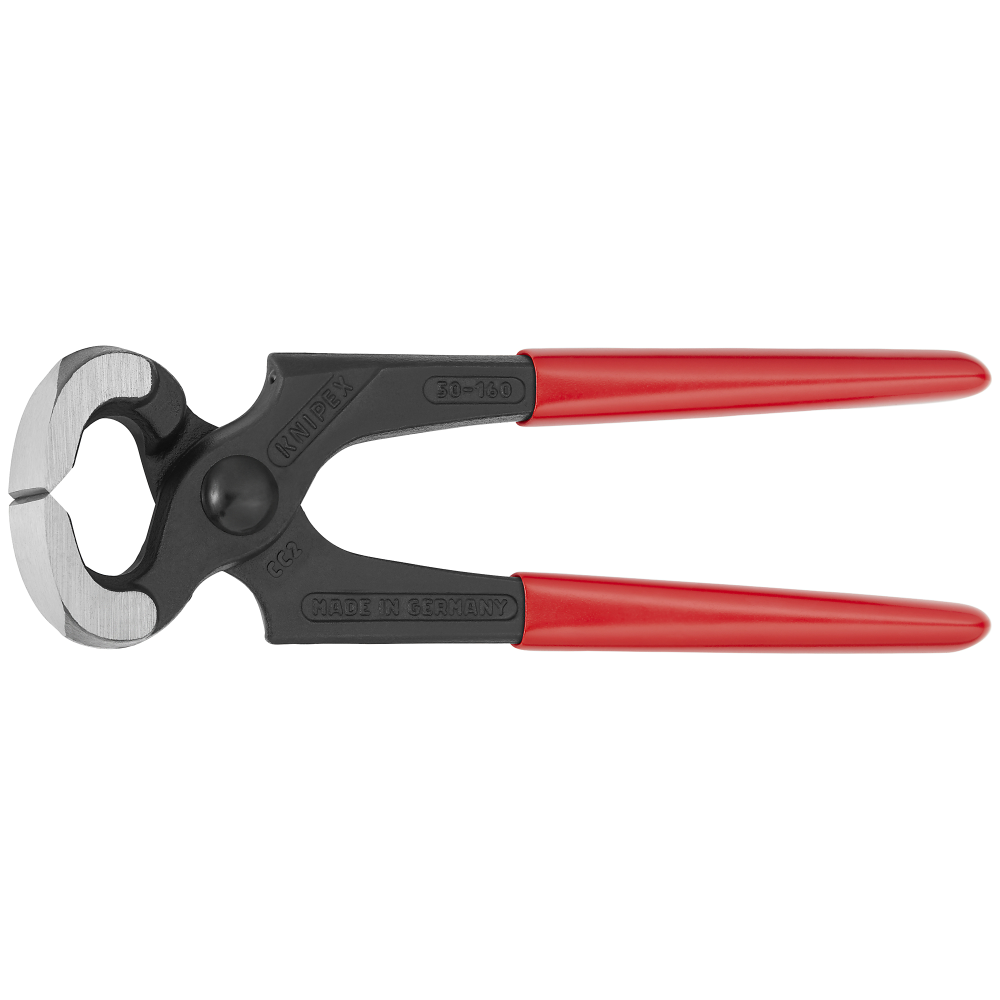 KNIPEX, Carpenters End Cutting Pliers, 6.25in., Pieces (qty.) 1 Material Steel, Jaw Capacity 0.078 in, Model# 50 01 160
